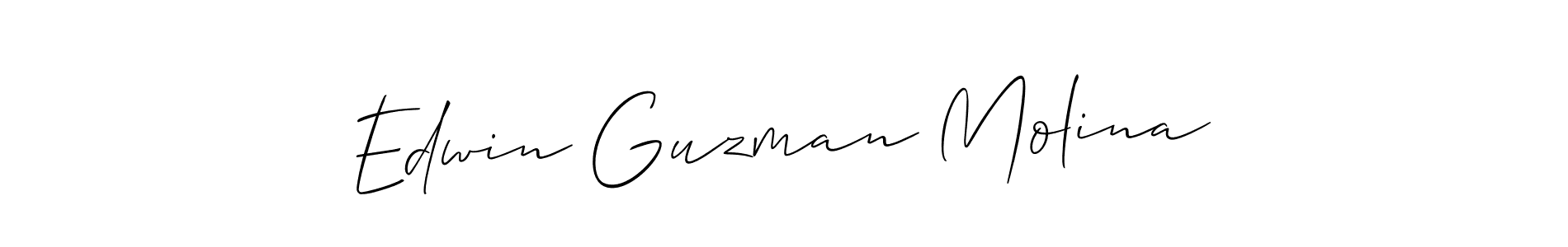 See photos of Edwin Guzman Molina official signature by Spectra . Check more albums & portfolios. Read reviews & check more about Allison_Script font. Edwin Guzman Molina signature style 2 images and pictures png